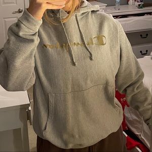 Size small grey champion sweatshirt